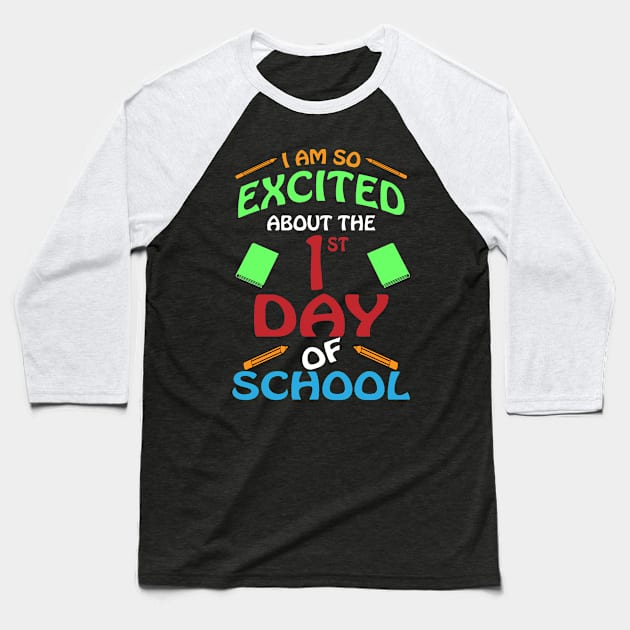 School enrollment First Class Child Gift Baseball T-Shirt by fansinn